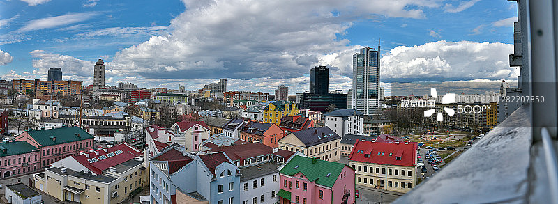 明斯克全景图片素材