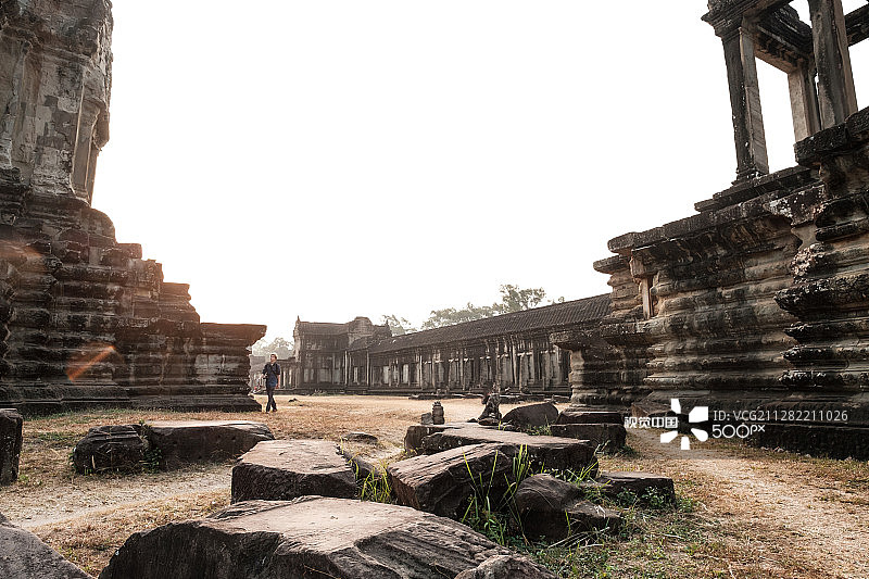 探索柬埔寨吴哥窟图片素材