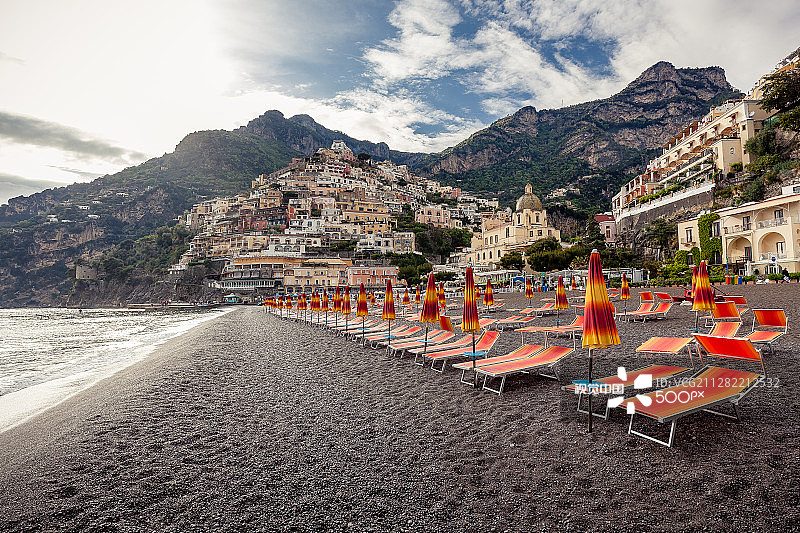 波西塔诺图片素材