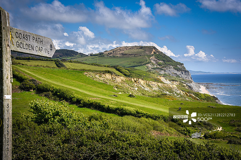 通往金帽的海岸小路图片素材