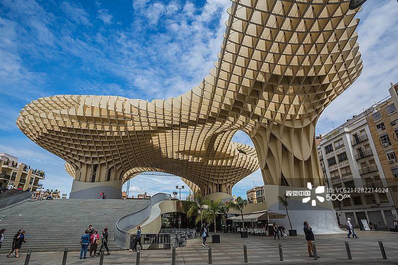 都市阳伞（建筑师于尔根·迈耶作品）图片素材