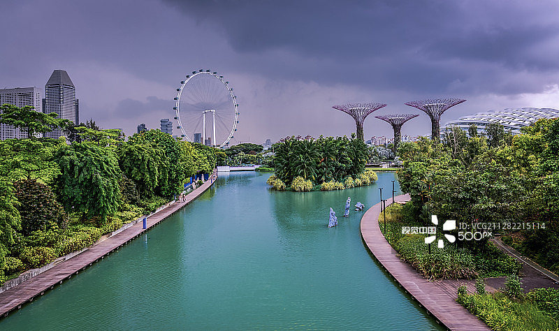 新加坡之眼图片素材