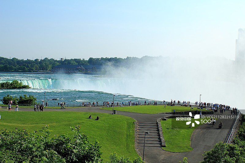 马蹄瀑布图片素材