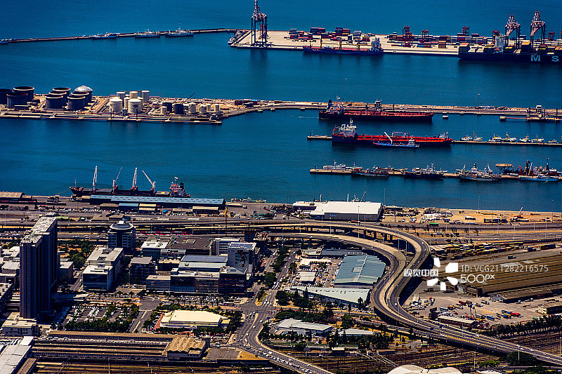 从信号山看开普敦图片素材