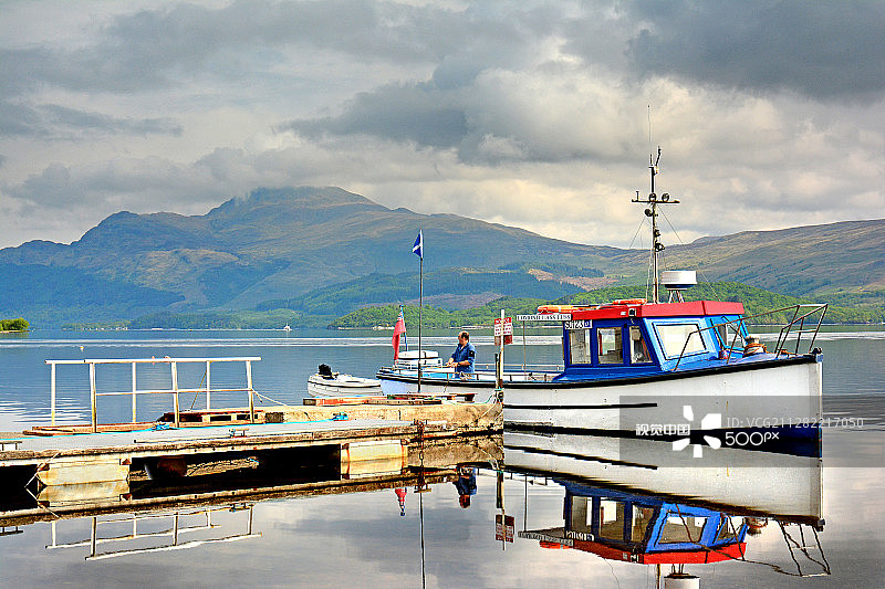 罗蒙湖的早晨图片素材