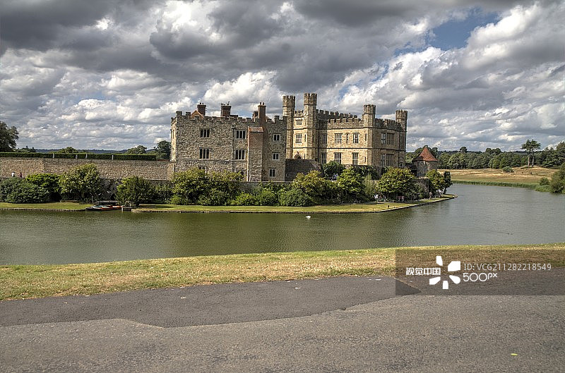 利兹城堡图片素材