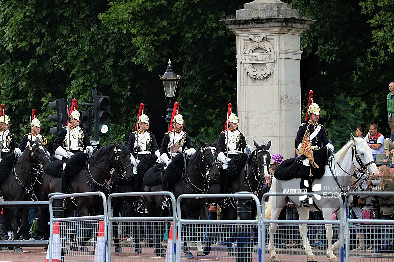 伦敦卫兵换岗图片素材