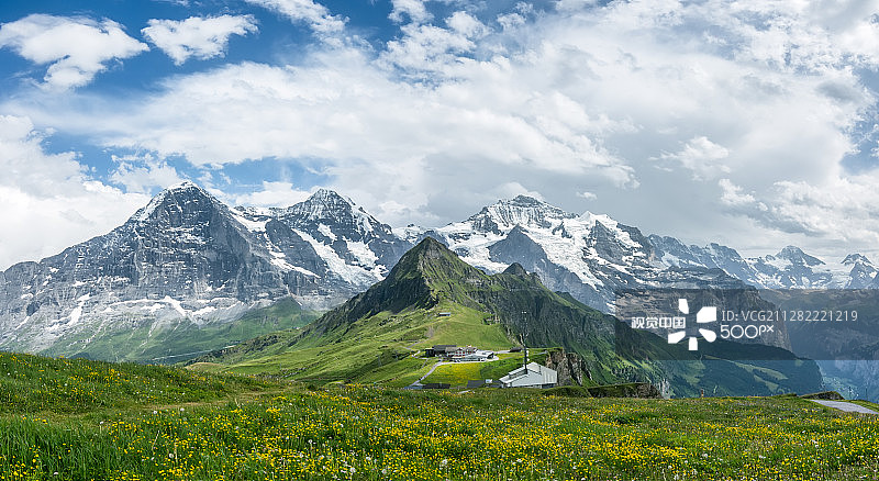 瑞士阿尔卑斯山图片素材