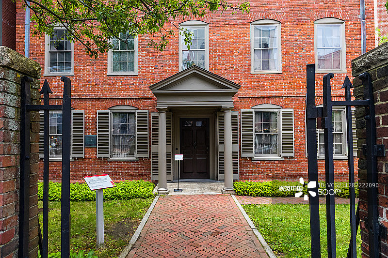 缅因州波特兰瓦兹沃思朗费罗故居图片素材