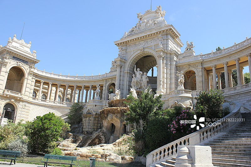 隆尚宫，法国马赛图片素材