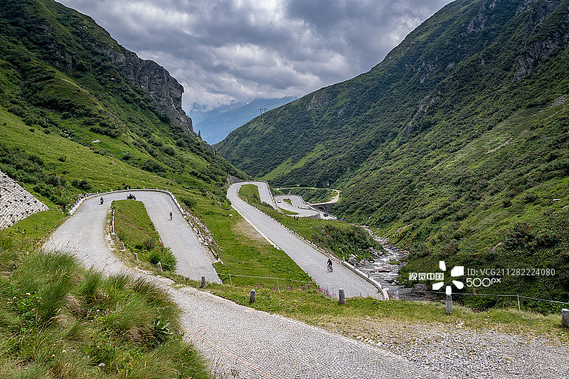 瑞士戈特哈德山口图片素材