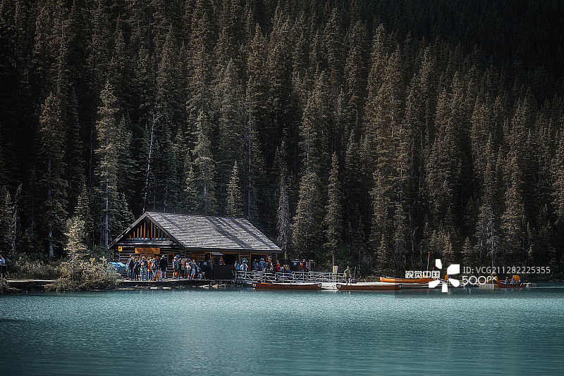 路易斯湖旅馆图片素材