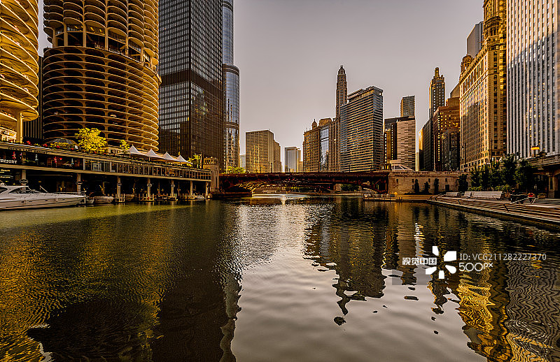 芝加哥河图片素材