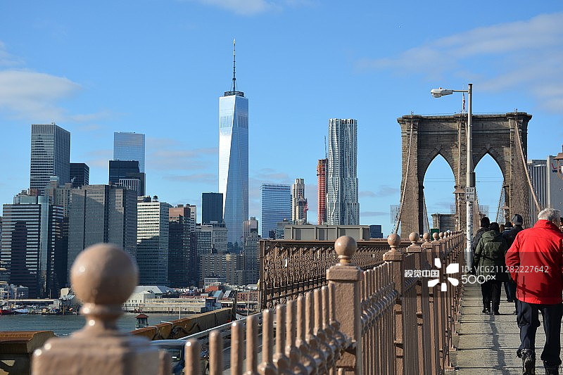 布鲁克林大桥图片素材