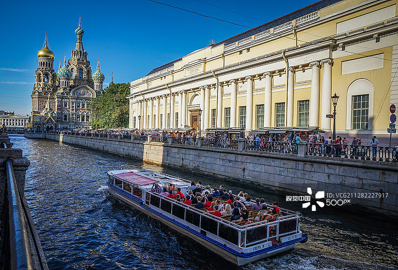 圣彼得堡滴血大教堂图片素材