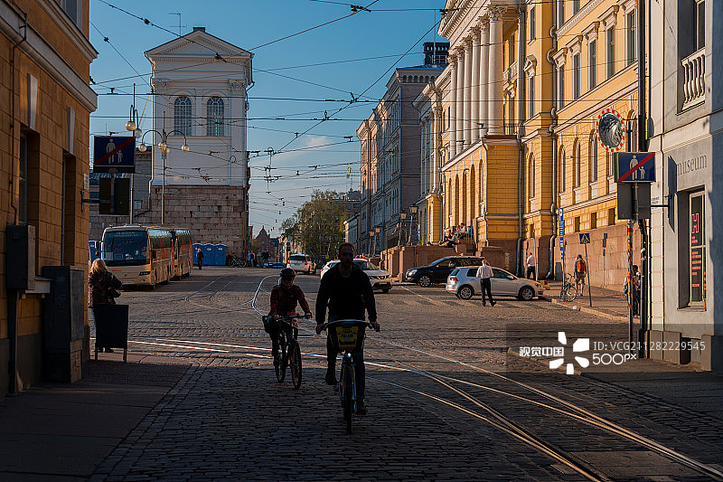 参议院广场的夜晚图片素材
