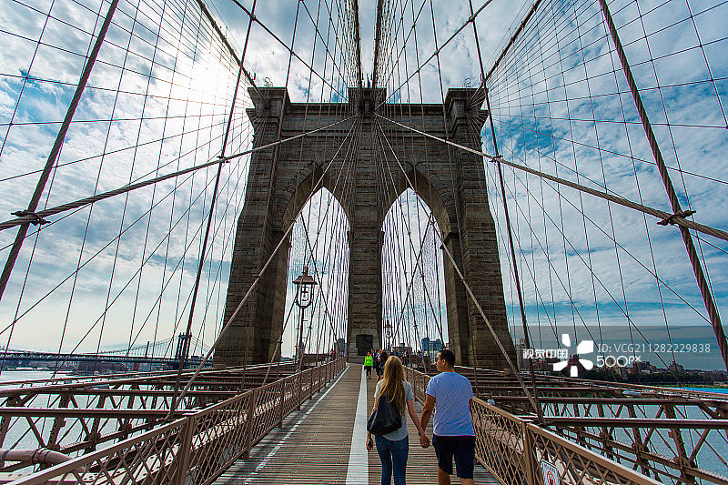 布鲁克林大桥图片素材