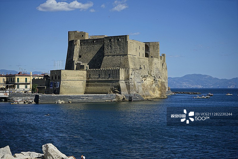 那不勒斯卵蛋城堡图片素材