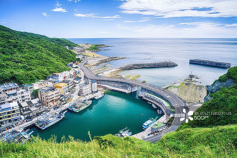 中国台湾基隆市图片素材