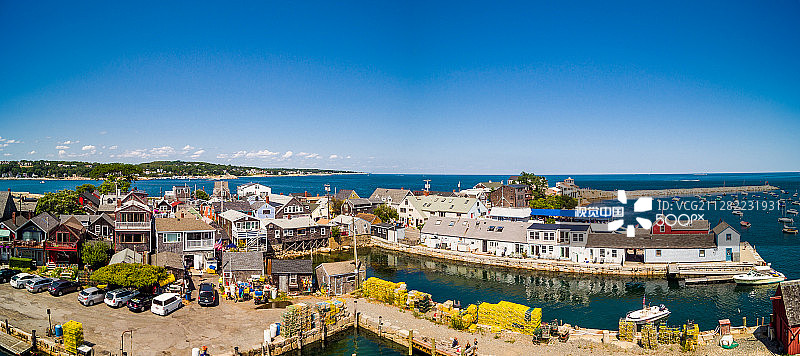 马萨诸塞州罗克波特港图片素材