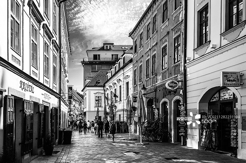 布拉迪斯拉发老城图片素材