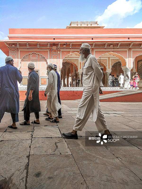 在斋浦尔城市宫殿点击@CityPalaceJaipur图片素材