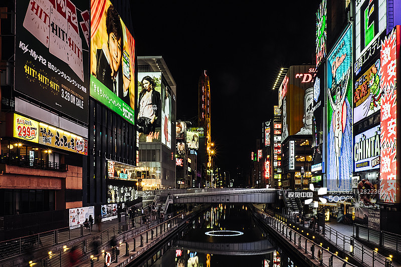 大阪夜生活图片素材