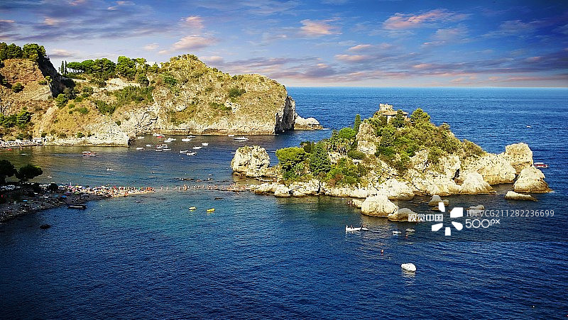 陶尔米纳贝拉岛美景图片素材