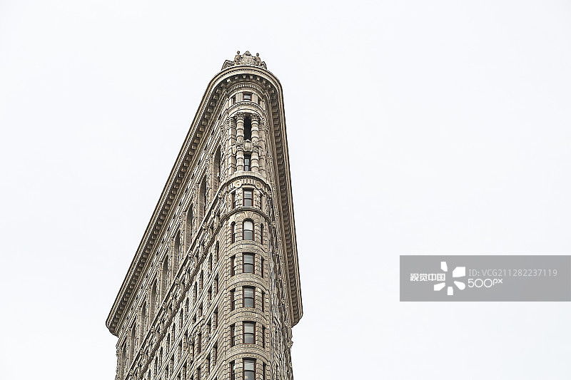 纽约著名熨斗大厦图片素材