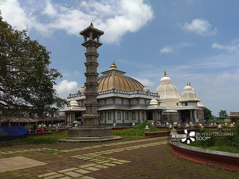 希里·玛哈拉萨·纳拉亚尼神庙 - 果阿图片素材