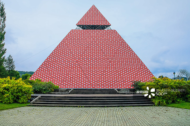 加拿大魁北克省萨格奈Ha! Ha!金字塔图片素材