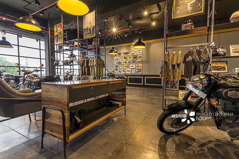 自行车展厅图片素材