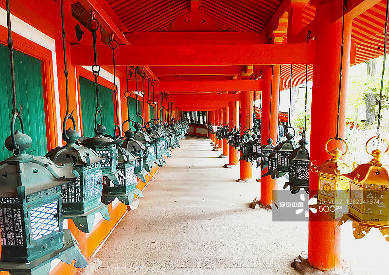 在春日大社许愿图片素材