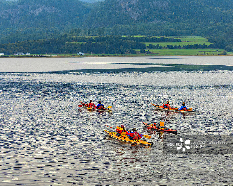 加拿大魁北克安斯圣让皮划艇图片素材