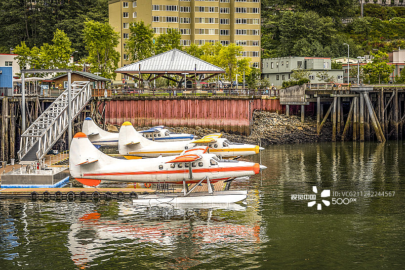 朱诺码头，阿拉斯加，2017年9月3日图片素材