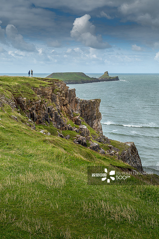 英国南威尔士罗斯里蠕虫头图片素材