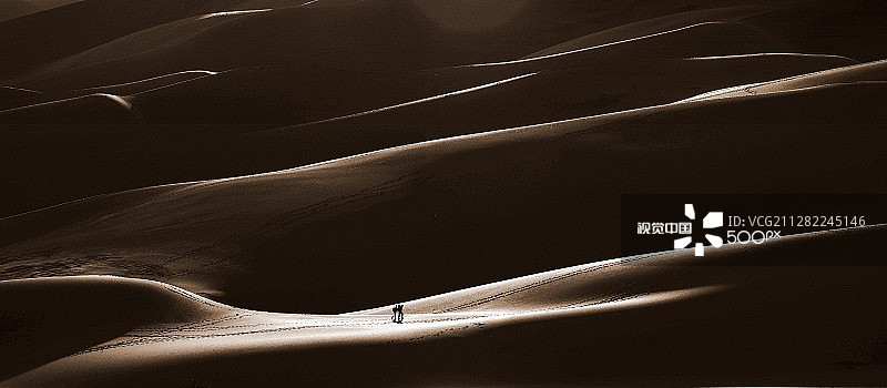 大沙丘国家公园的日落图片素材
