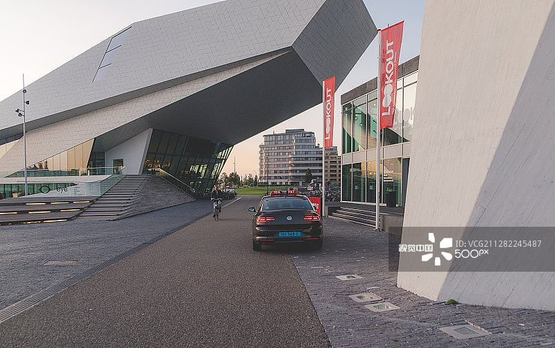 荷兰阿姆斯特丹的日落图片素材