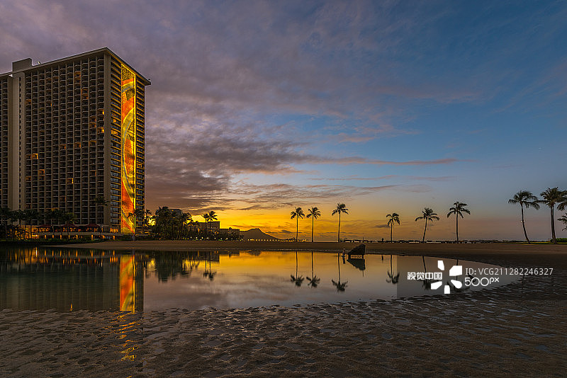 黑冠夜鹭的狩猎乐园……图片素材