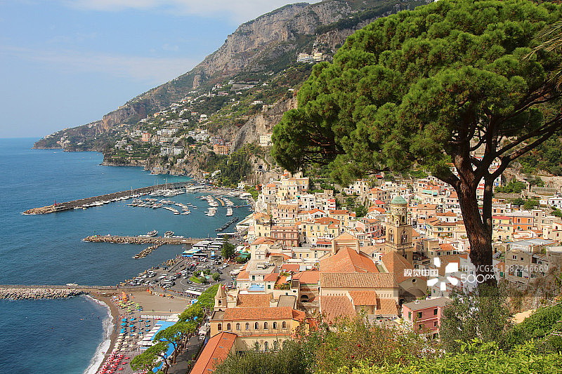 阿马尔菲海岸风光图片素材