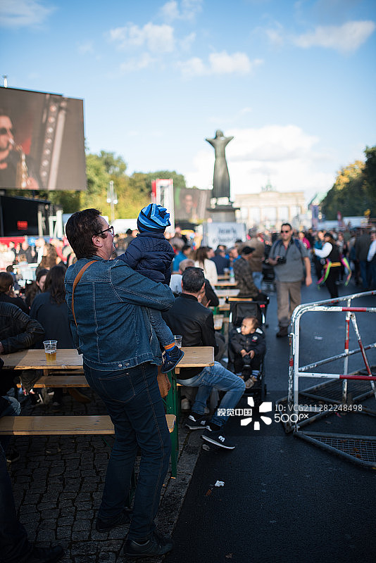 德国统一日的柏林图片素材