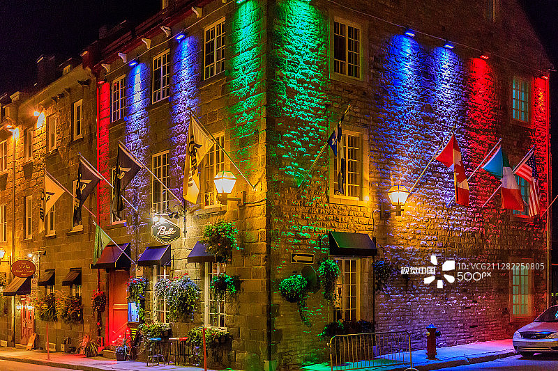 加拿大魁北克市圣路易斯街图片素材