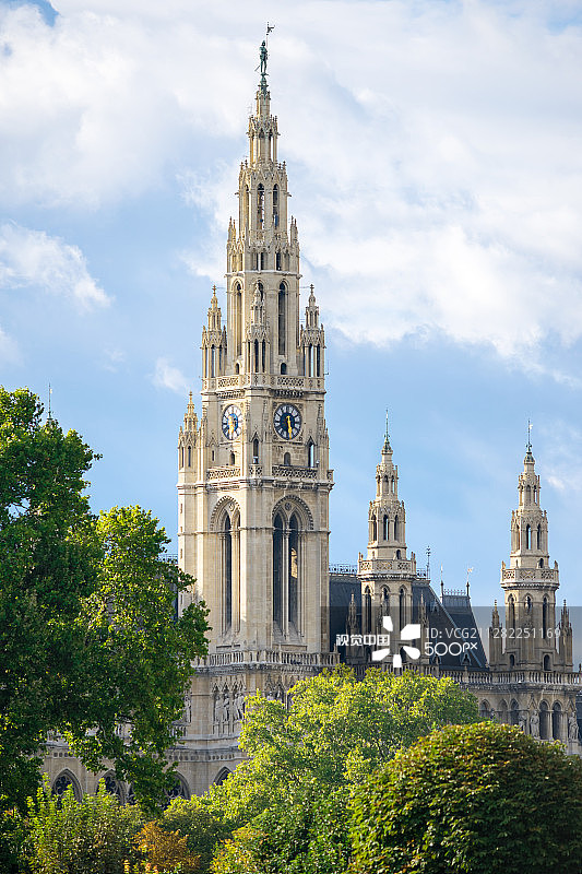 维也纳市政厅图片素材