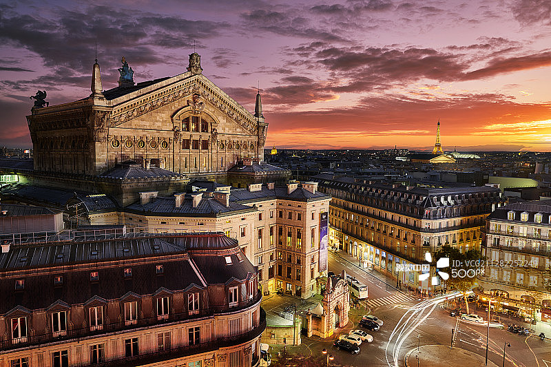 屋顶景观图片素材