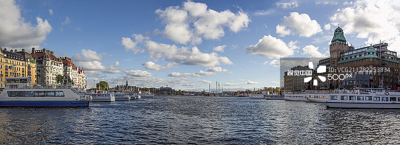 斯德哥尔摩全景风光图片素材