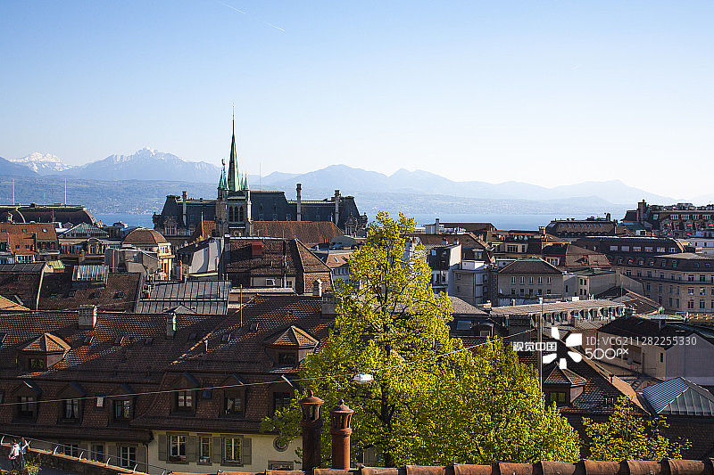 洛桑屋顶图片素材