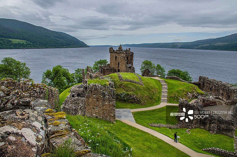 苏格兰内斯湖图片素材