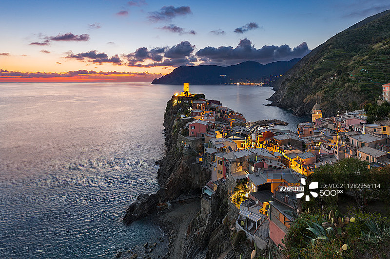 韦尔纳扎日落图片素材