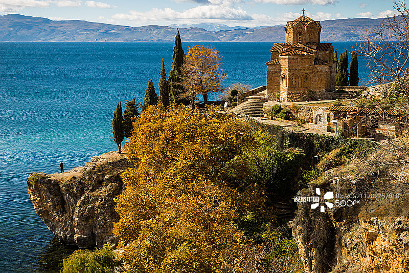 奥赫里德的秋天图片素材