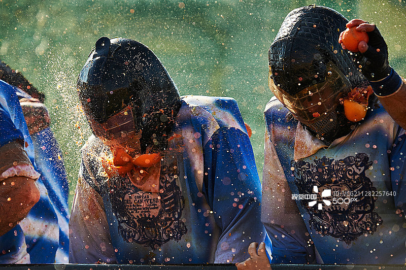 伊夫雷亚的橘子爆炸场景图片素材